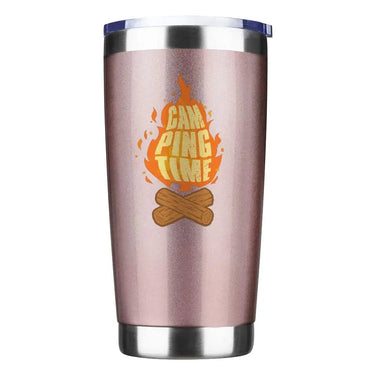 Camping Time 20oz Insulated Vacuum Sealed Tumbler